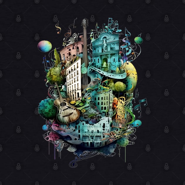 Musical City by AI INKER